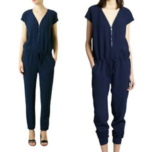 VINCE Navy pantsuit - 4 - Picture 1 of 8